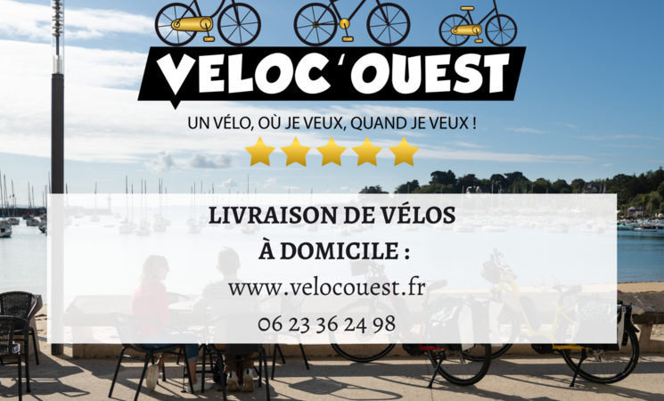 Location de vélos à domicile, loisirs Lorient Bretagne Sud (Morbihan, 56)