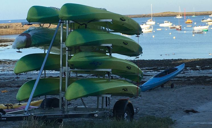 Locations et randonnées accompagnées à Locmaria à l'île Groix en Kayak de mer, les Kayaks du Kaillou (Morbihan, 56)