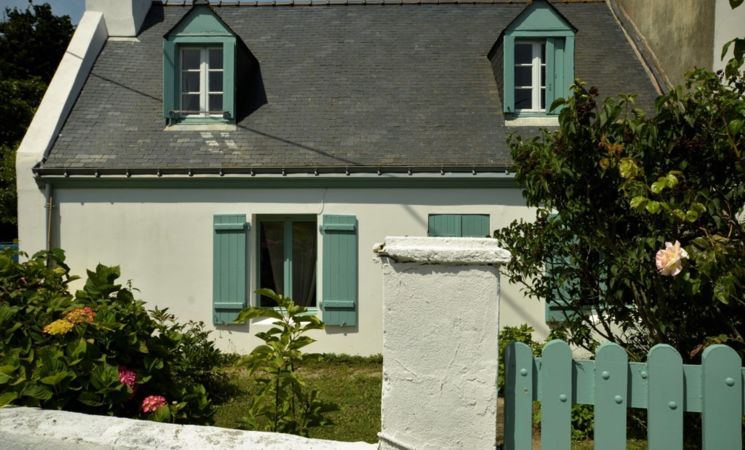 Maison d’hôtes au village de Quelhuit près de Pen Men à l’île de Groix (Morbihan, 56)