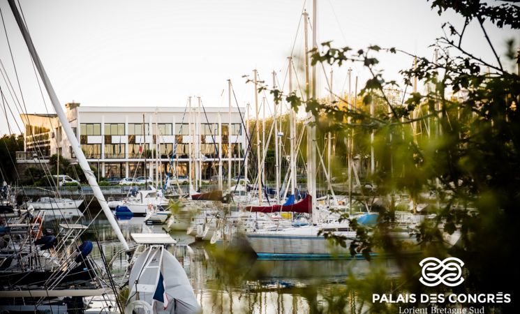Palais des Congrès, salles événementielles idéalement situées face au port, à Lorient centre (Morbihan, 56) 