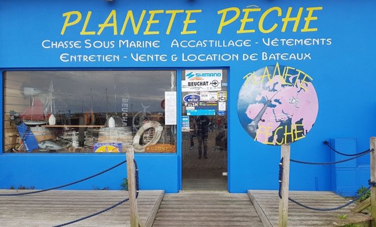 Planète Pêche, Magasin d'accastillage, vêtements, entretien, vente et location de bateaux à l'Ile de Groix (Morbihan, 56)