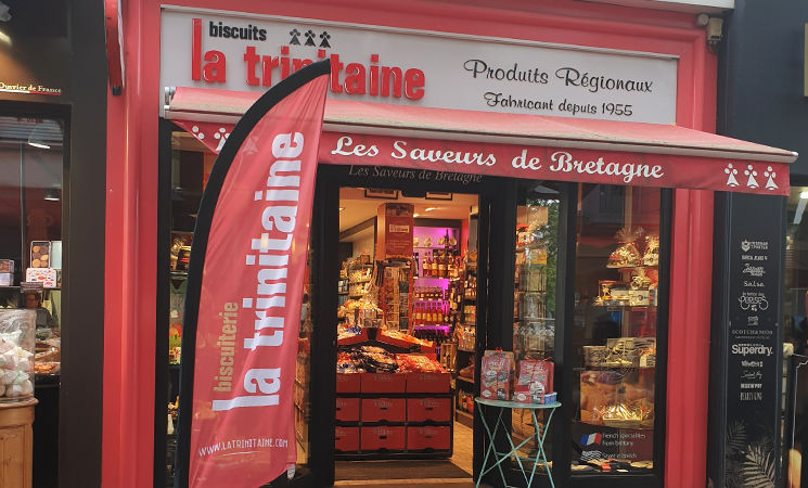 Produits régionaux, les saveurs de Bretagne au magasin La Trinitaine à Lorient, Bretagne Sud (Morbihan, 56)