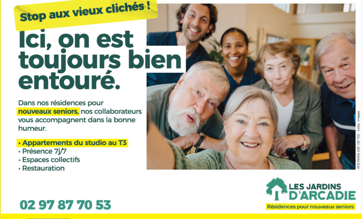 Résidence Services Séniors Les Jardins d'Arcadie de Lorient Villeneuve (Morbihan, 56)