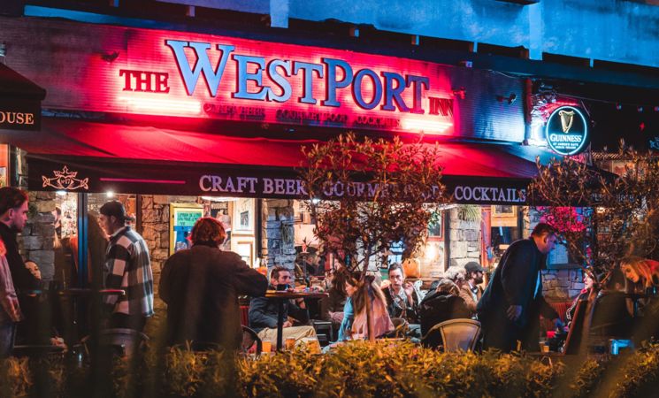 Soirée pub irlandais le Westport Inn au centre ville de Lorient (Morbihan, 56)