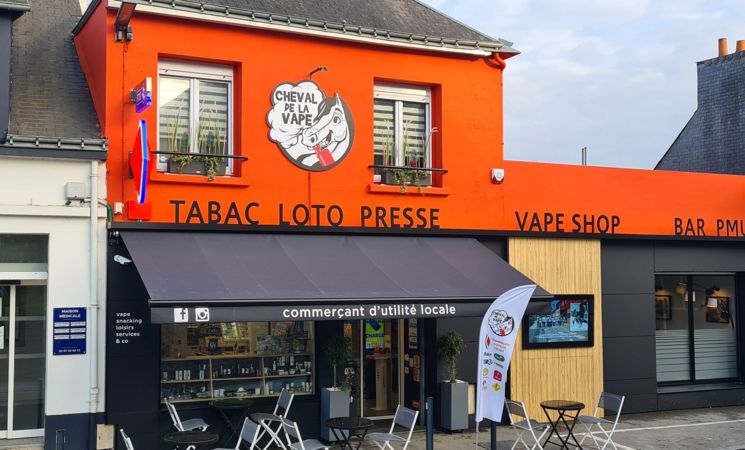 Tabac Loto Presse Le Cheval de la Vape à Inzinzac-Lochrist (Morbihan, 56)