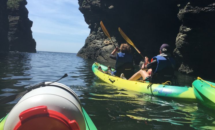 Tour de l'île de Groix accompagné en kayak de mer, les Kayaks du Kaillou (Morbihan, 56)