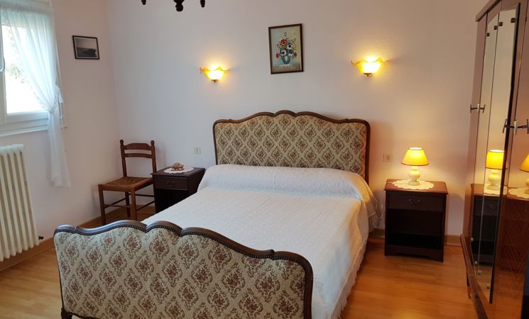 La chambre double de la location de vacances pour 2 personnes à Lanester, proche Lorient Bretagne Sud (Morbihan, 56)