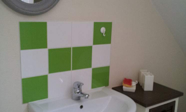 Maison 2 personnes à Guidel, espace salle de bain avec douche (Morbihan, 56)