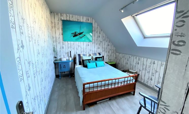 Maison 5 pièces 8 personnes vue mer avec lit double à Plœmeur (Morbihan, 56)