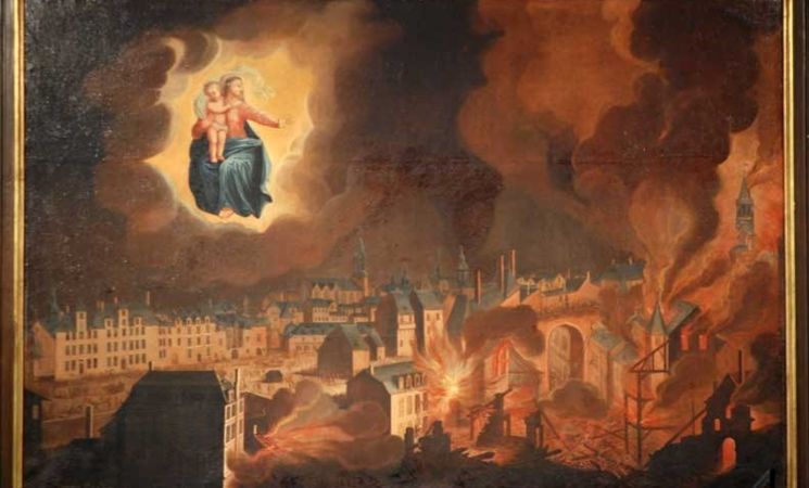 L'incendie de Rennes 1720