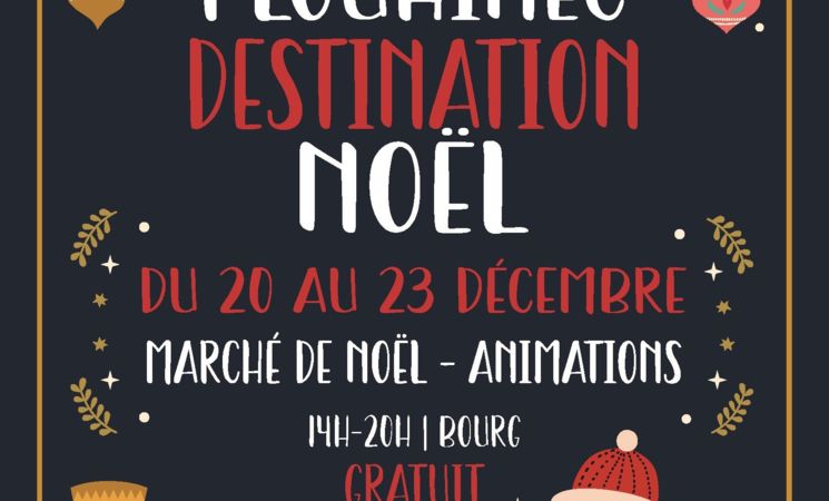 Marché de Noël de Plouhinec sud Morbihan