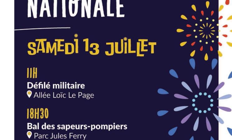 Fête nationale à Lorient le 13 juillet
