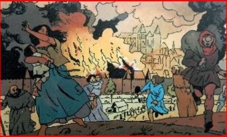L'incendie de Rennes Noêl 1720