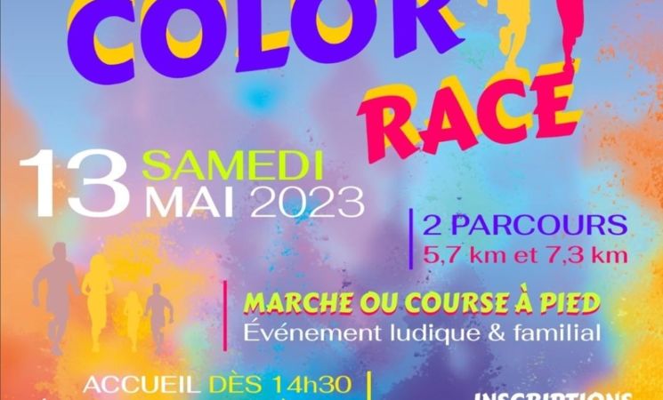 Affiche Color Race 2023 Guidel