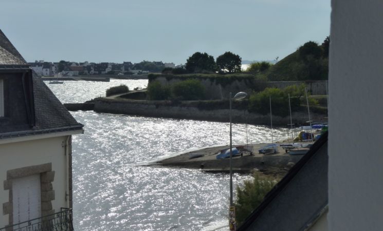 Vue mer de l’appartement à louer de particulier à particulier à Port-Louis, proche Lorient Bretagne Sud (Morbihan, 56)