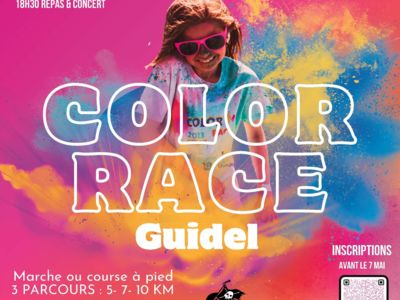 Color race : événement ludique et familial, marche ou course à pied