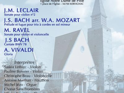 Bach-Ravel-Vivaldi-Mozart-Leclair et Choeur sans frontières