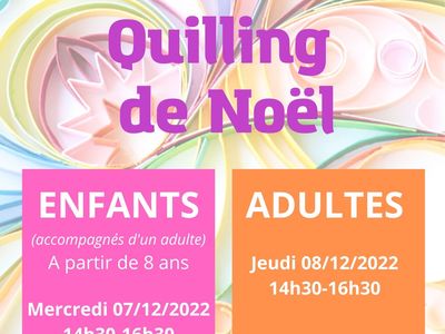 Ateliers quilling