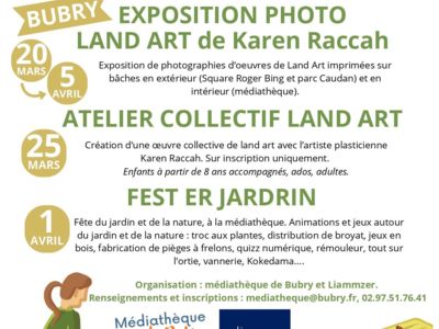 Exposition de photographies de land art