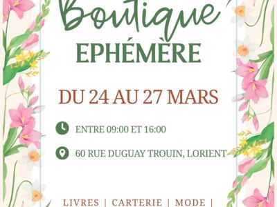 Boutique éphémère de printemps