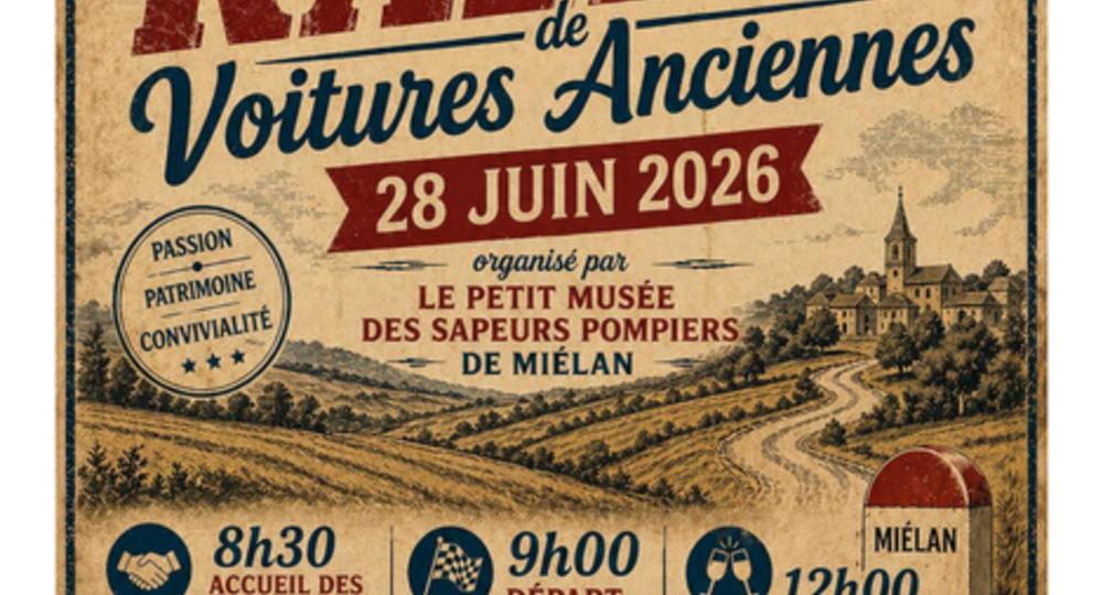 Rallye de voitures anciennes_Miélan