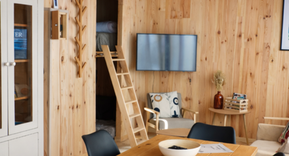 espace repas chalet Poppy