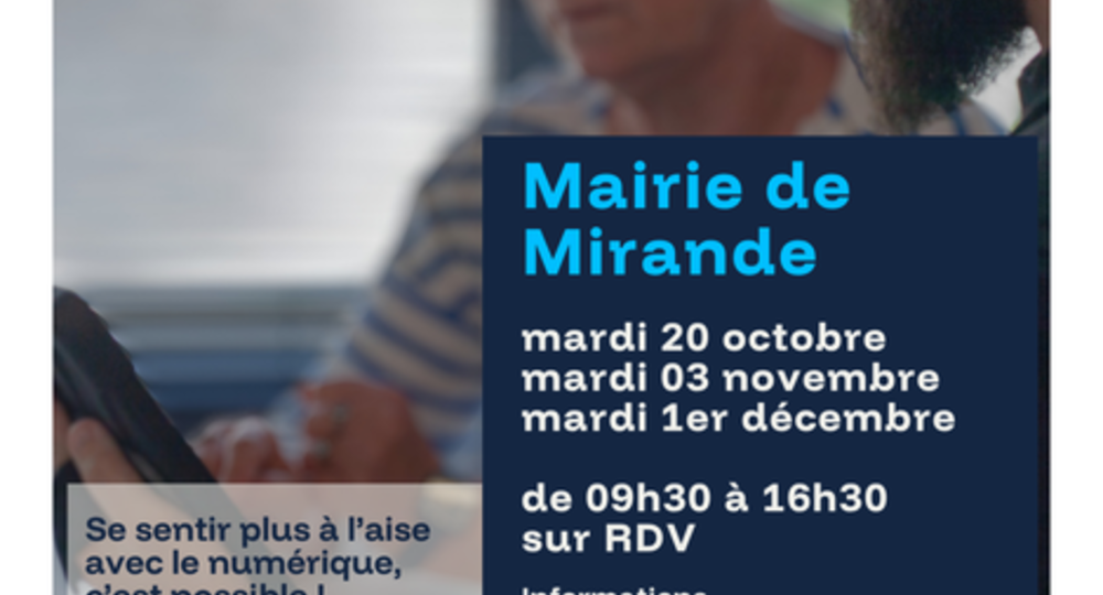Rencontre avec un conseiller numérique_Mirande