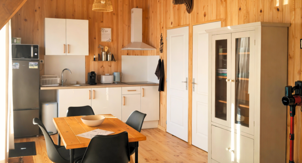 espace repas chalet Poppy