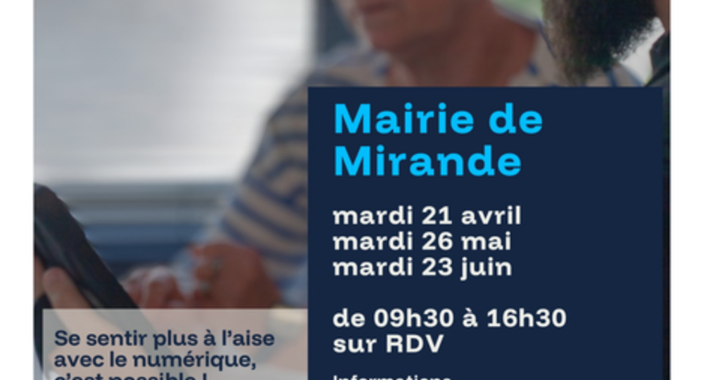 Rencontre avec un conseiller numérique_Mirande