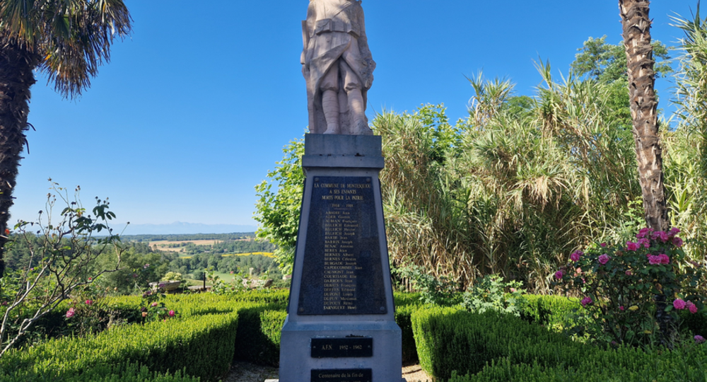 Plaque commémorative à Montesquiou_Montesquiou