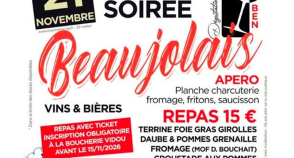 Soirée Beaujolais_Miélan
