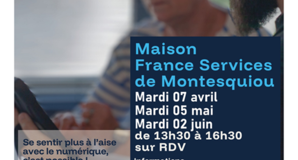 Rencontre avec un conseiller numérique_Montesquiou