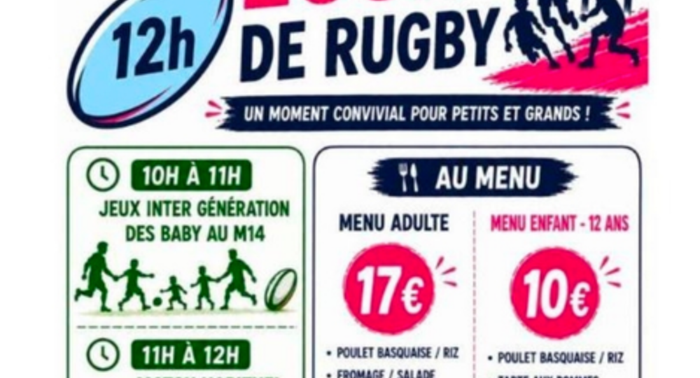 Repas de l'école de rugby_Mirande