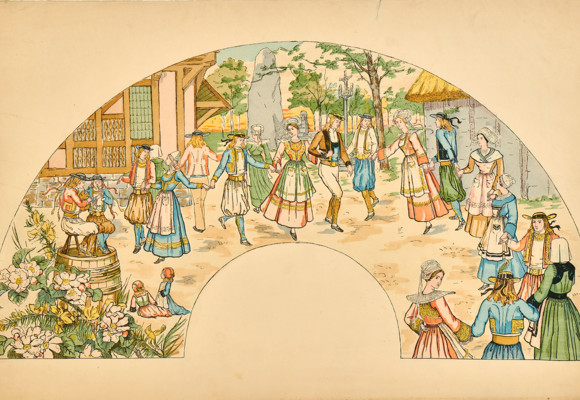 Jeanne-Marie Barbey (1876-1960), La Gavotte, vers 1900, collection musée du Faouët