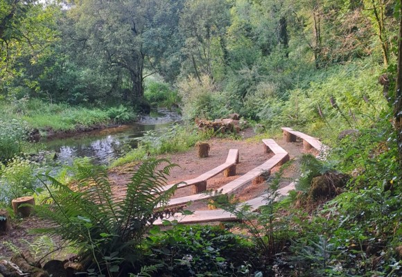 La rivière aménagée à 5 min à pieds