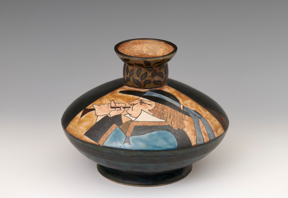Paul Fouillen (1899-1958), Vase, Odetta, vers 1920-1930, collection musée de la faïence de Quimper