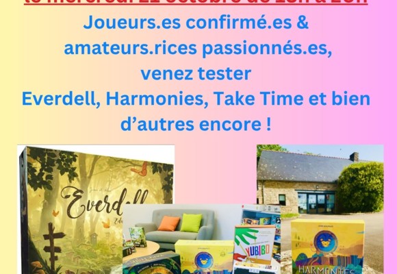 Soirée Jeux de sociétés