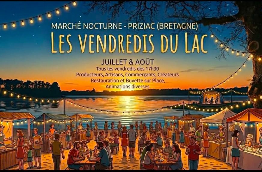 2026_Ete_Priziac_Vendredis_Lac_Affiche