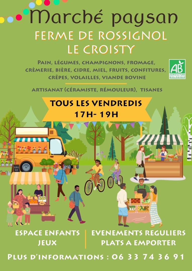 AFFICHE MARCHE ROSSIGNOL - 1