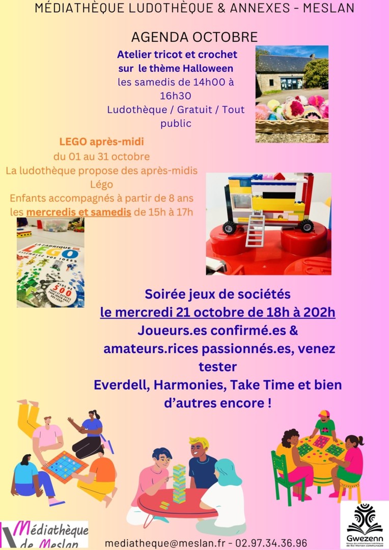 Agenda octobre à Meslan