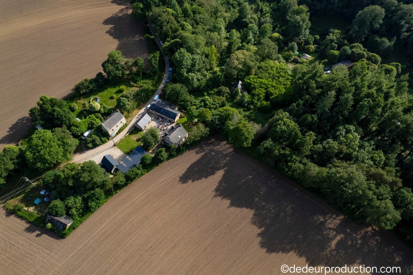 Le Village de Loup vu du ciel