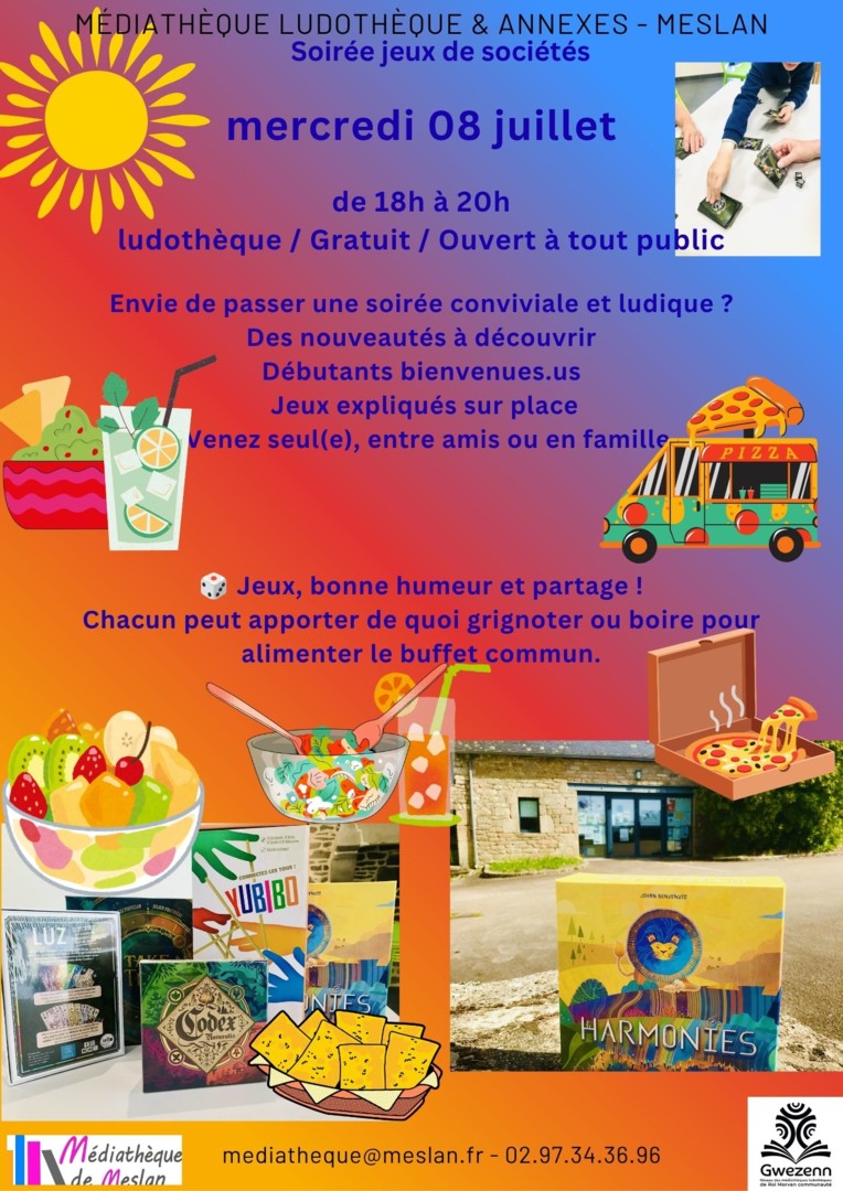 Soirée Jeux de sociétés