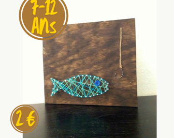Création tableau en fils tendus