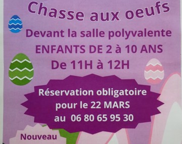 Chasse aux oeufs de Pâques
