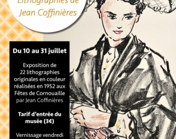 Costumes bretons - Lithographies de Jean Coffinières