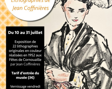 Costumes bretons - Lithographies de Jean Coffinières