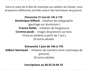Atelier de gravure