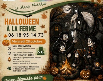 Halloween à la ferme du cheval de trait
