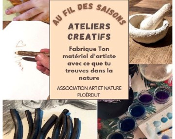 Fabrique tes outils d'artiste en matériaux naturels