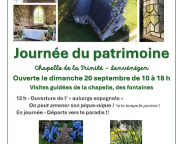 Journée du patrimoine à la chapelle de la Trinité